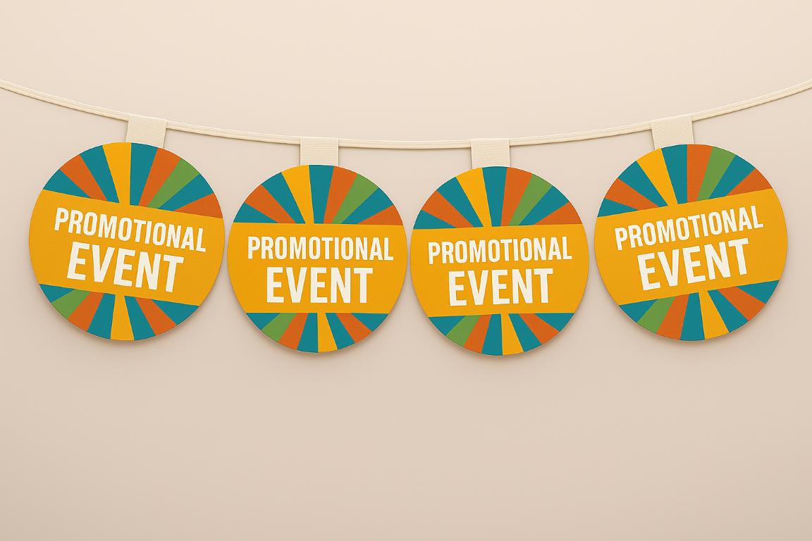 Circular Promotional Bunting