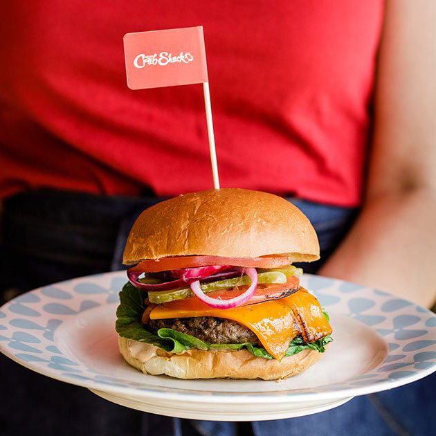 Crab Shack Custom Burger Flags