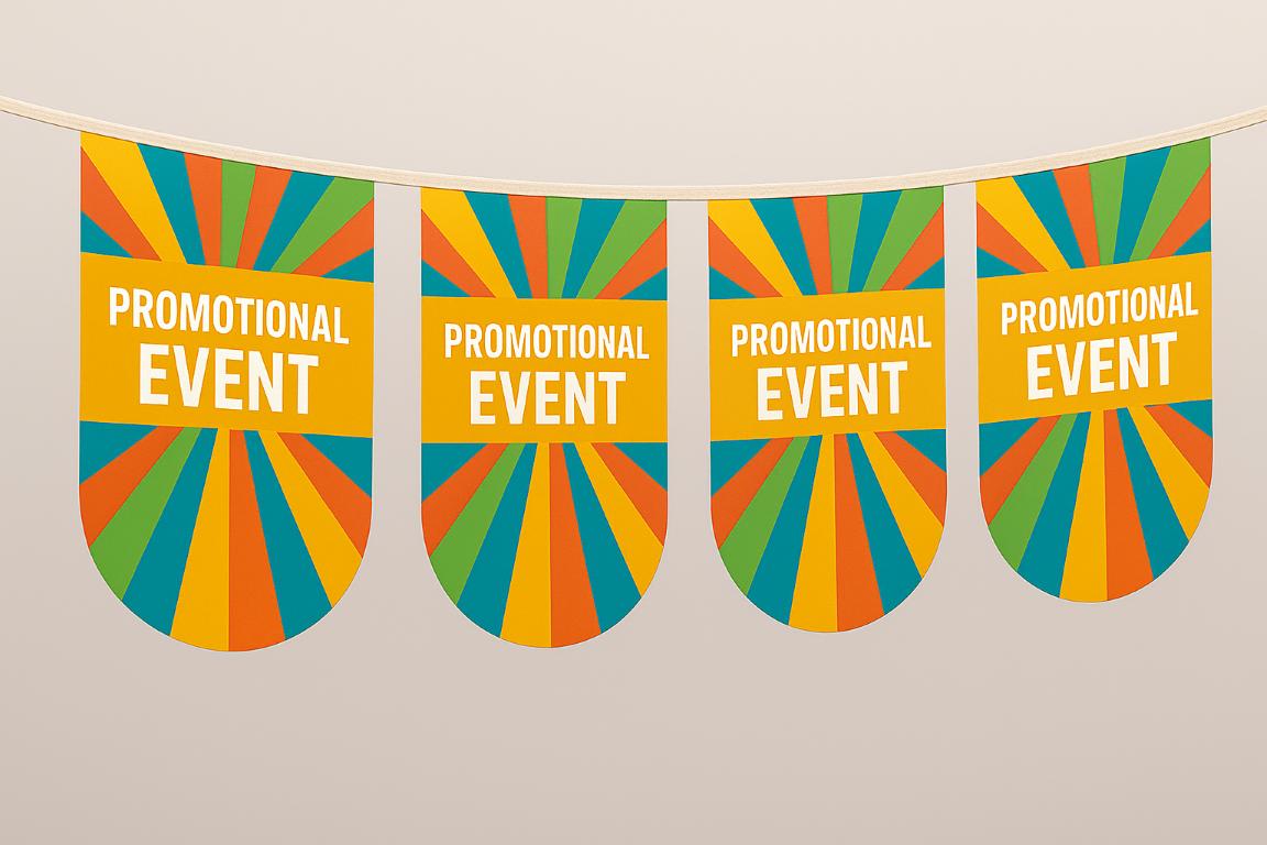 Rounded Promotional Bunting